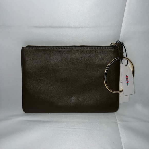 Thacker New York Gable Ring Travel Pouch olive Green. - Picture 2 of 7